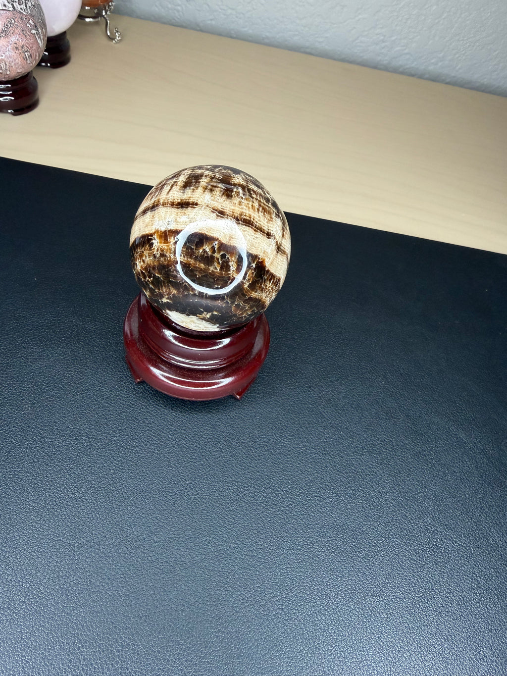 Chocolate Calcite sphere