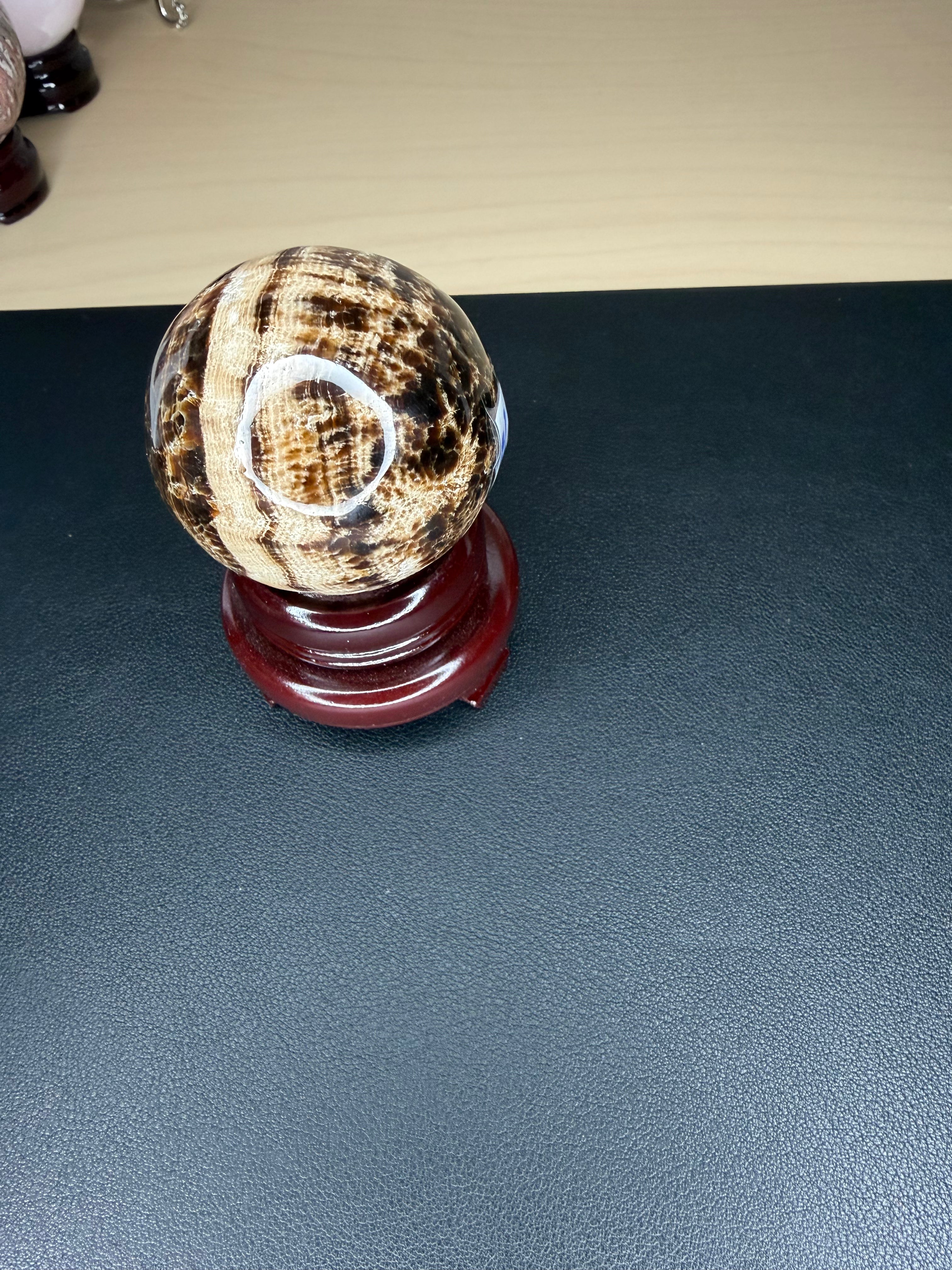 Chocolate Calcite sphere