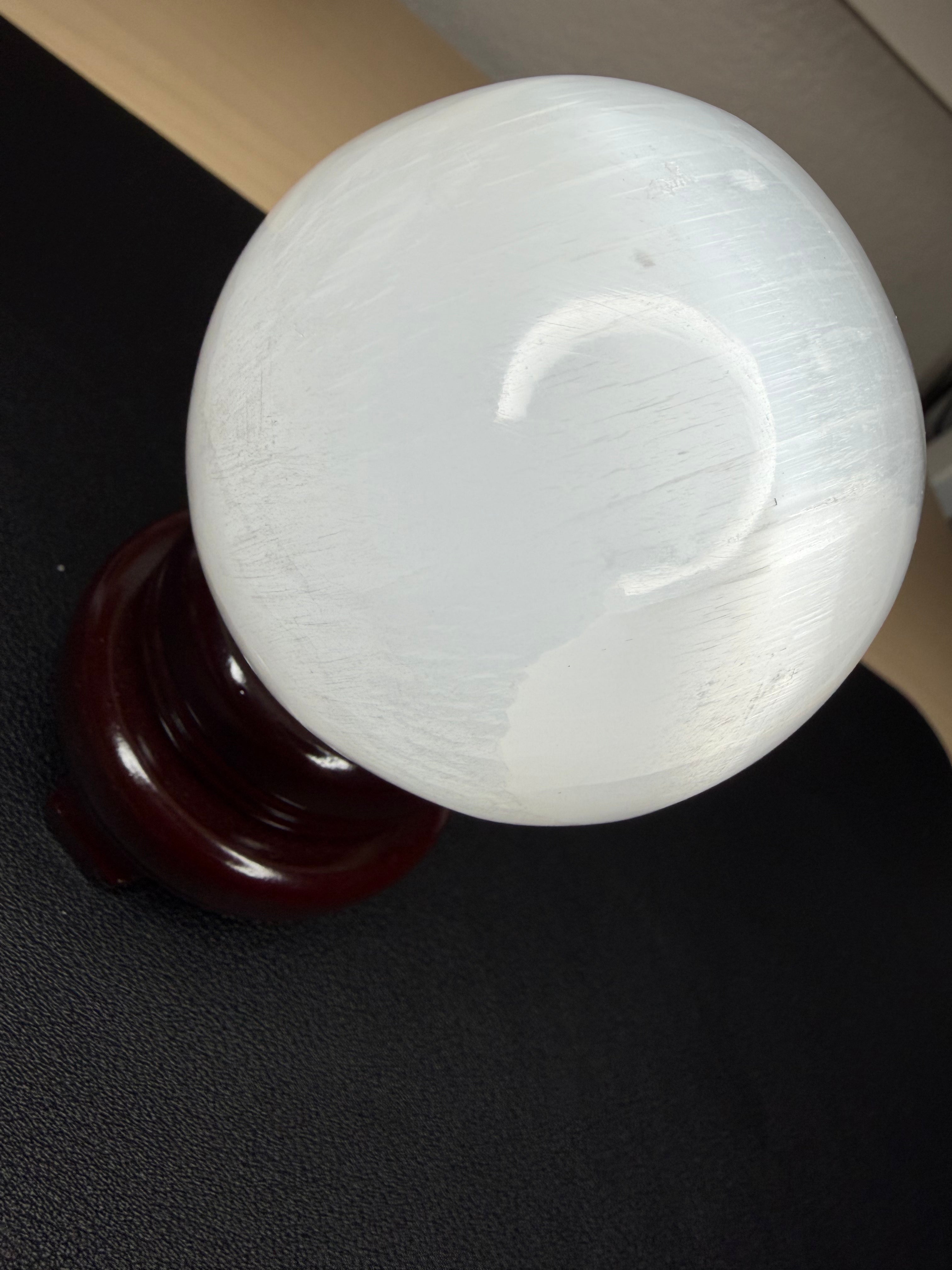 selenite sphere