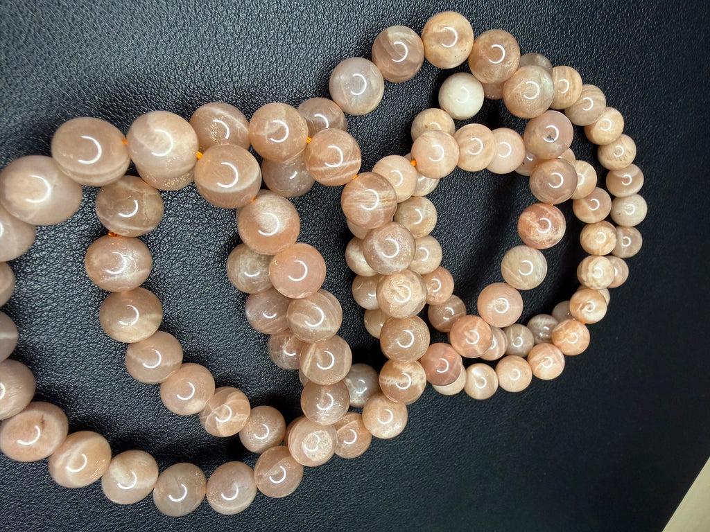 Peach moonstone bracelets ￼