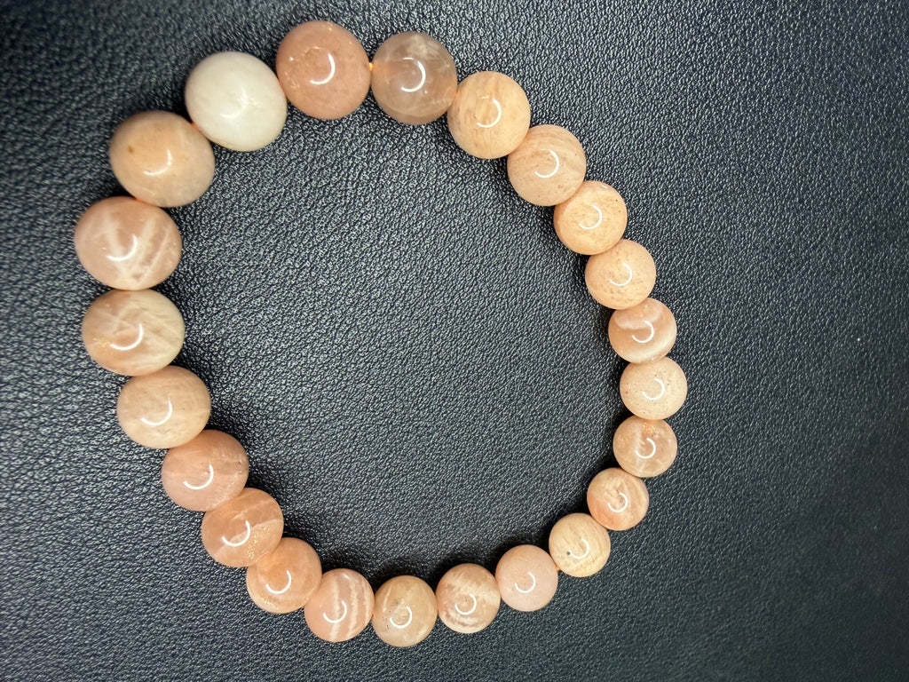 Peach moonstone bracelets ￼