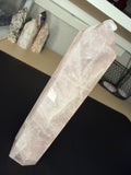 Large rose quartz tower ￼