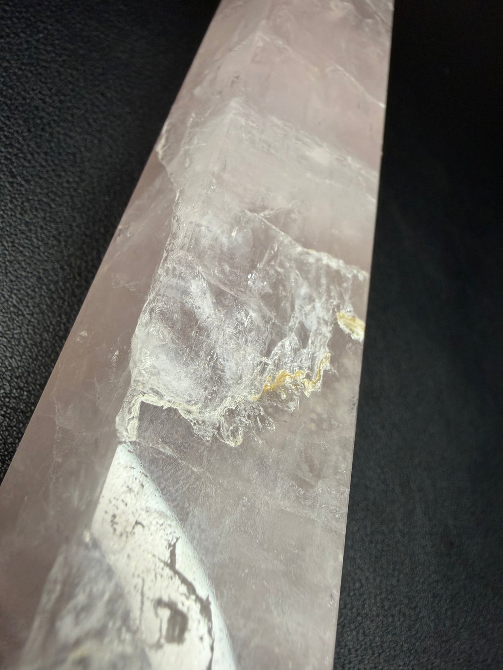 Large rose quartz tower ￼