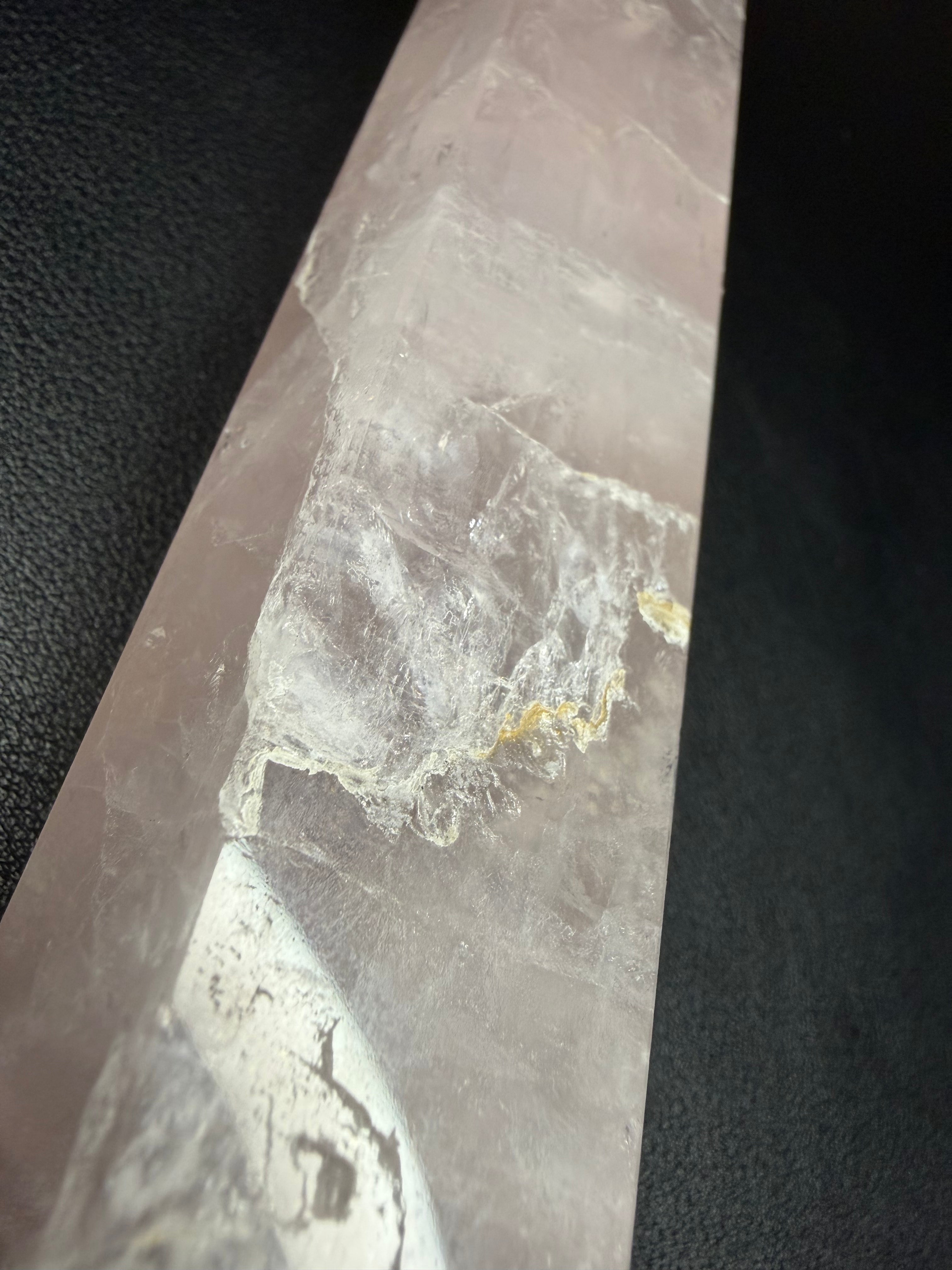 Large rose quartz tower ￼