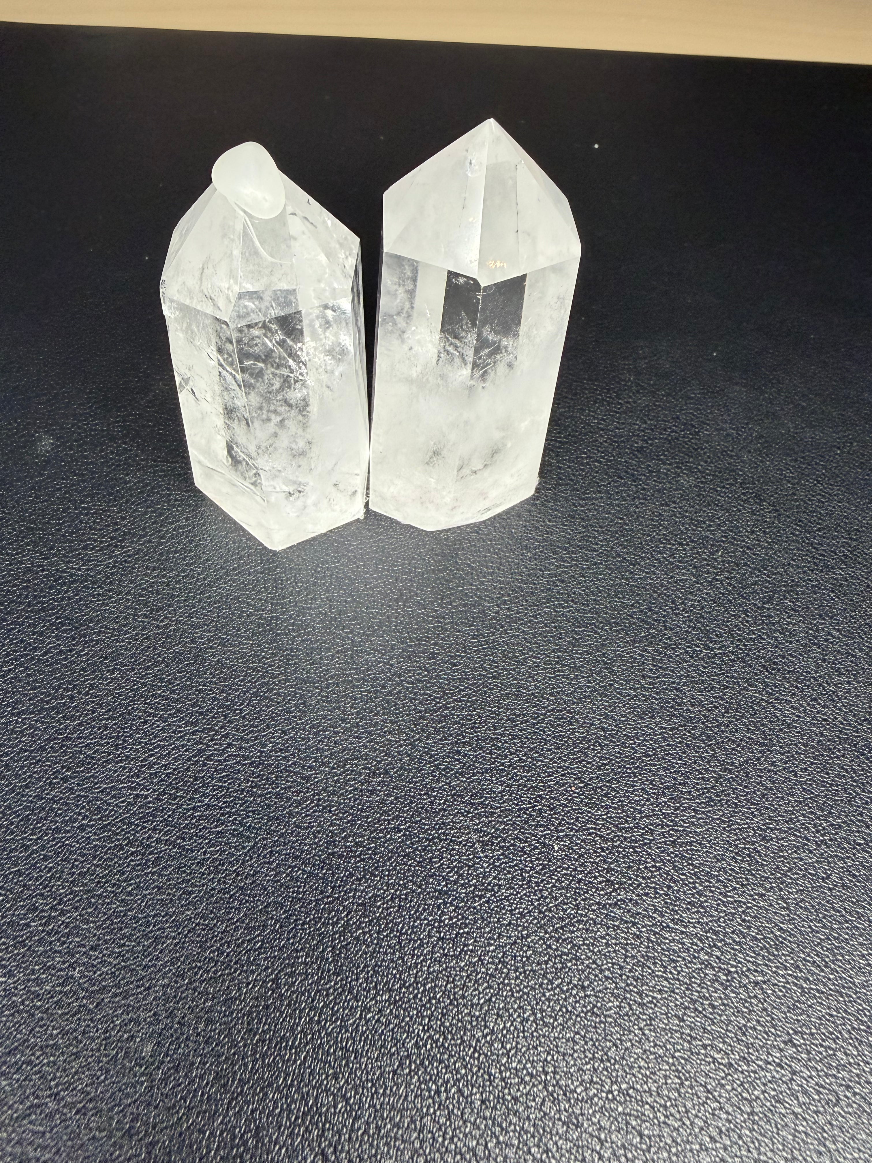 Clear quartz tower ￼