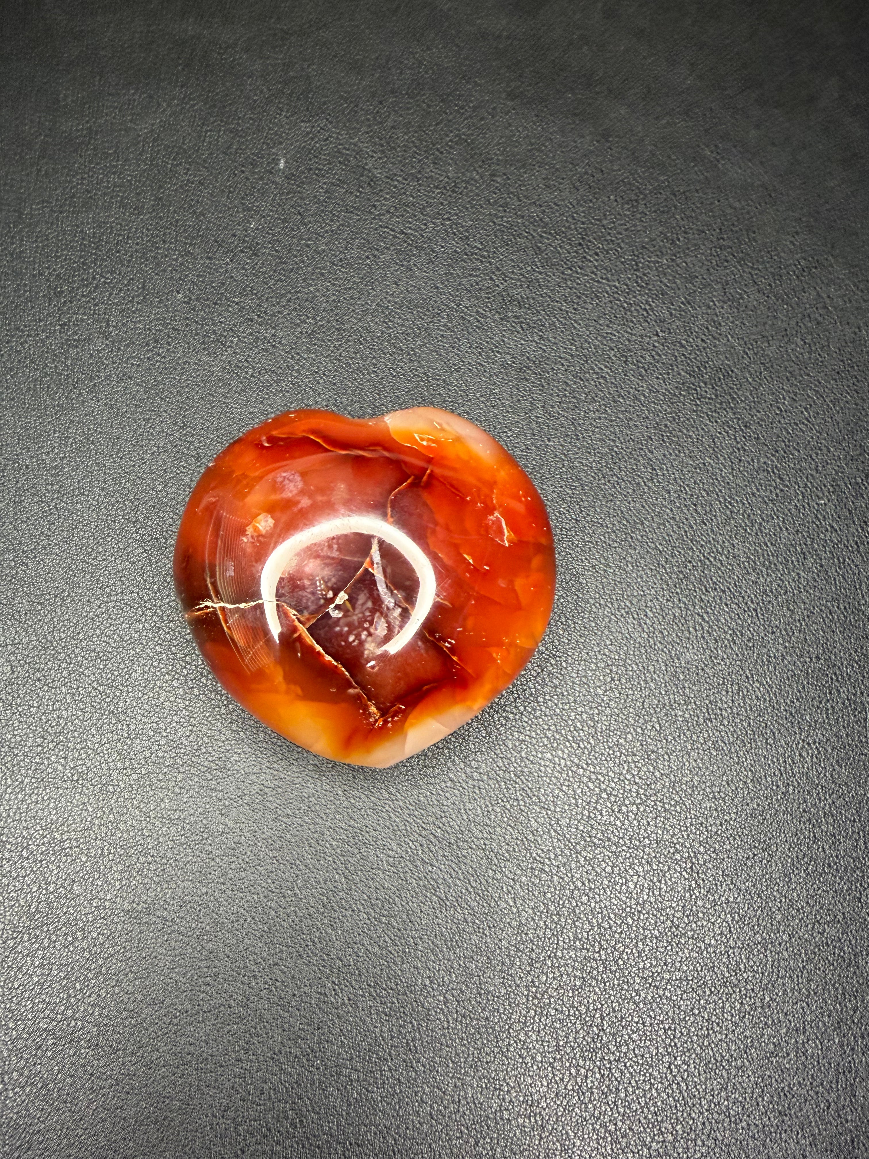 carnelian heart