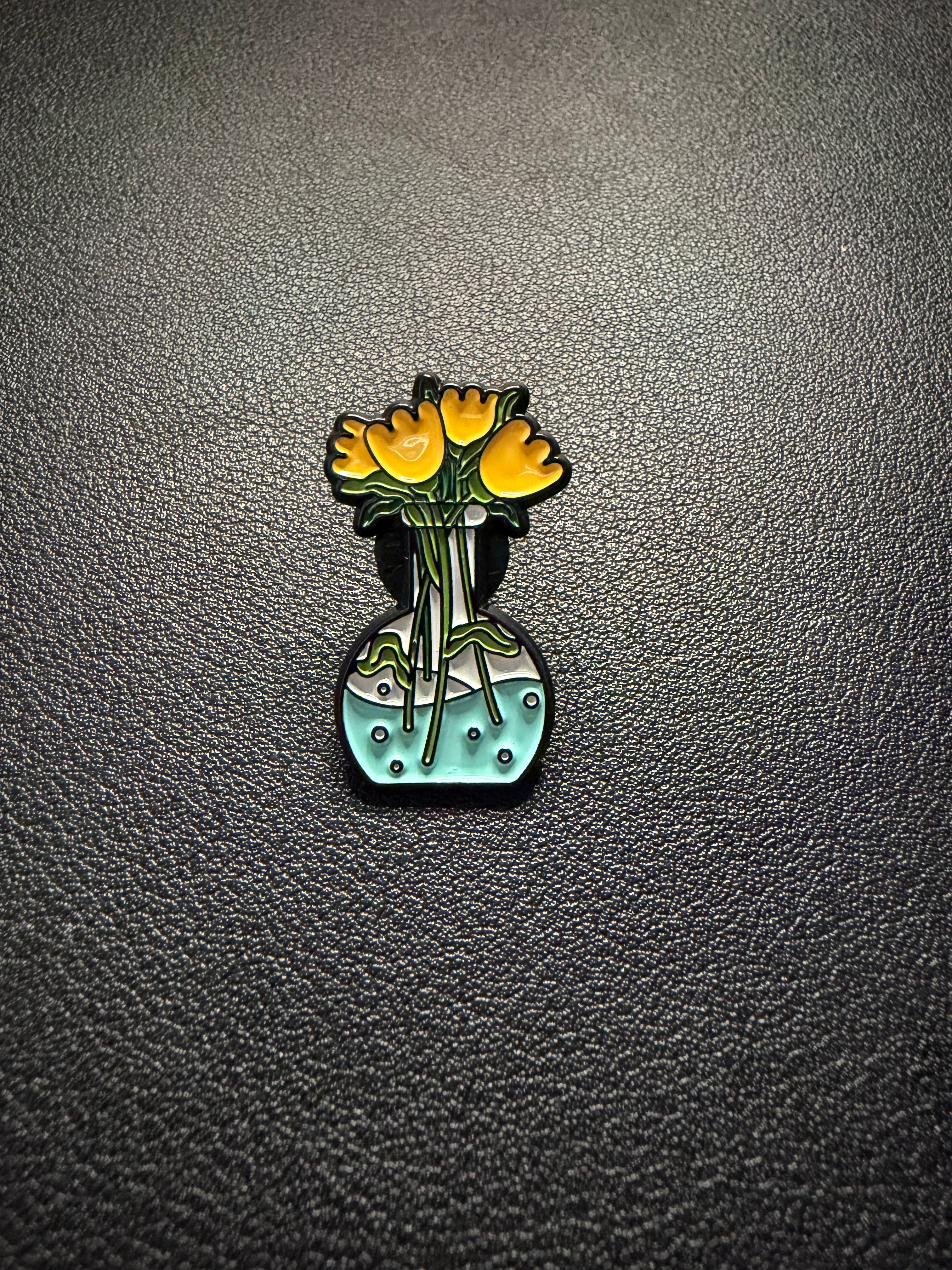 flower pin
