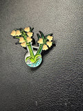 yellow flower pin
