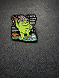 best life frog pin