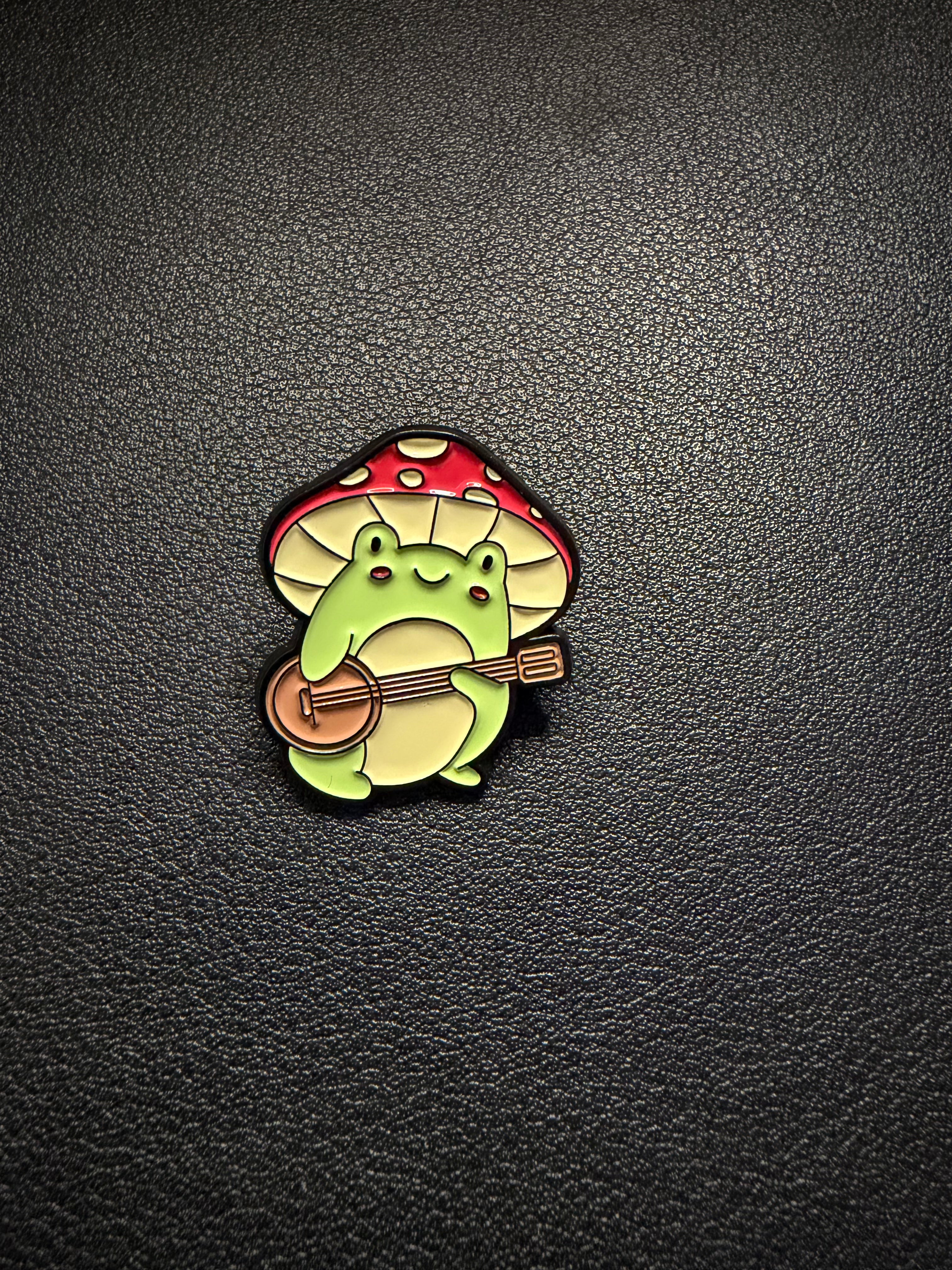 dancing frog pin