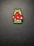 Jungle frog pin